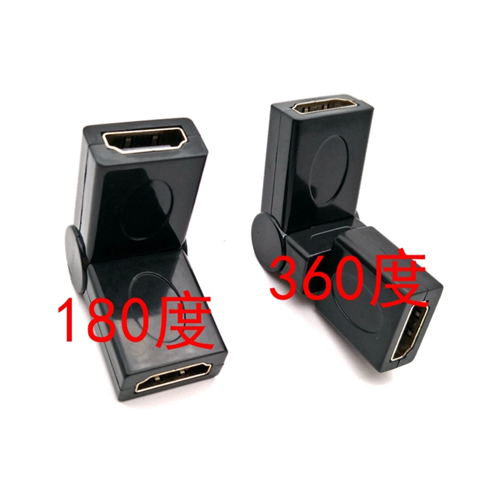 HDMI Adapter HDTV compatible with the nut rotary angle of 1.4 degree L-type extension HDMI version