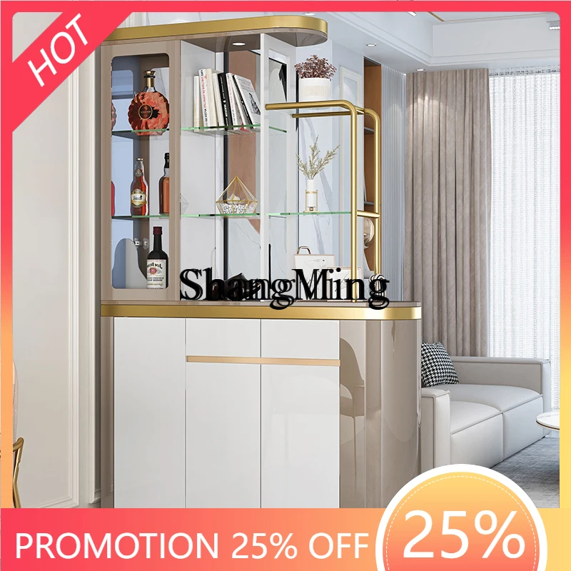 CL luxury entrance partition cabinet modern simple small apartment foyer cabinet integrated door wine cabinet shoes