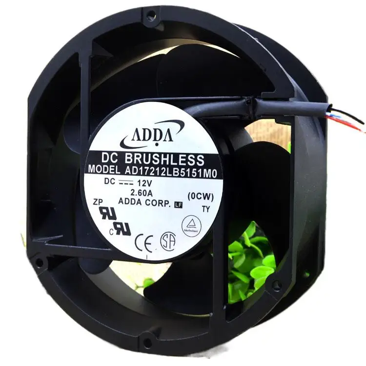 

Co-Hi Adda AD17212LB5151M0 12V 2.60A Cooling Fan Cooling Fan 17251