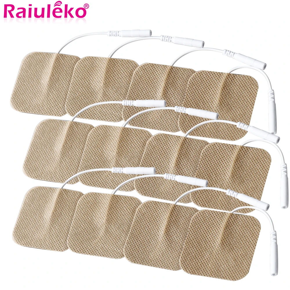 

100/50P TENS Self Adhesive Electrode Pads Gel Patch Pulse Therapy Physiotherapy Massager EMS Nerve Muscle Stimulator Acupuncture