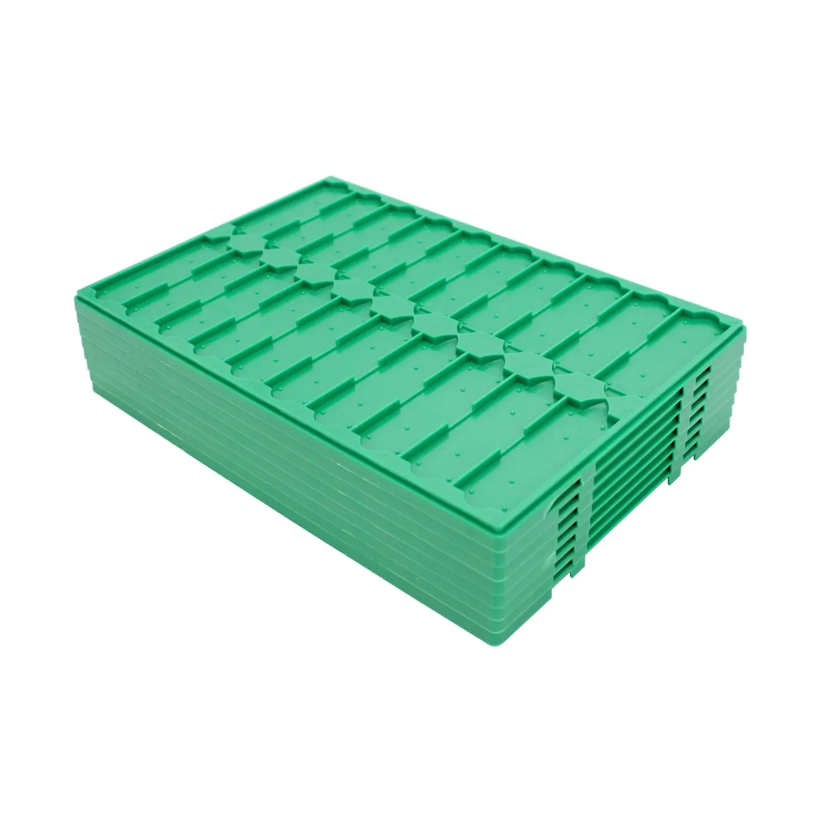 1pc/5pcs/10pcs Plastic Slide Tray 20 Slides Capacity Plastic Microscope Slide Tray Blue Green Pink White Slide Storage Tray