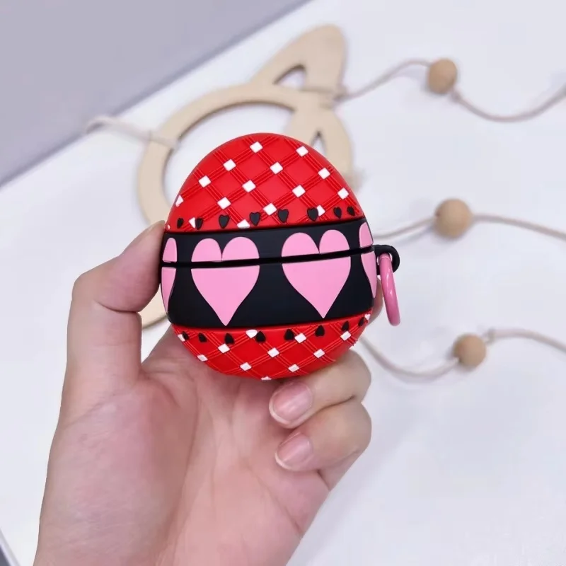 Anime Figure Shugo Chara Earphone Shell Anime Cartoon Guardian Egg Airpods1/2 Headphone Cover Protective Case Decorate Xmas Gift