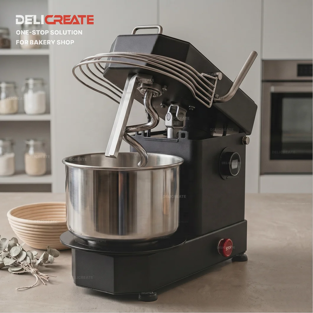 5L 10L Tilt Head Spiral Dough Mixer Removable Bowl DC Motor 304 Stainless Steel Bread Flour Kneading Machine For Bakery