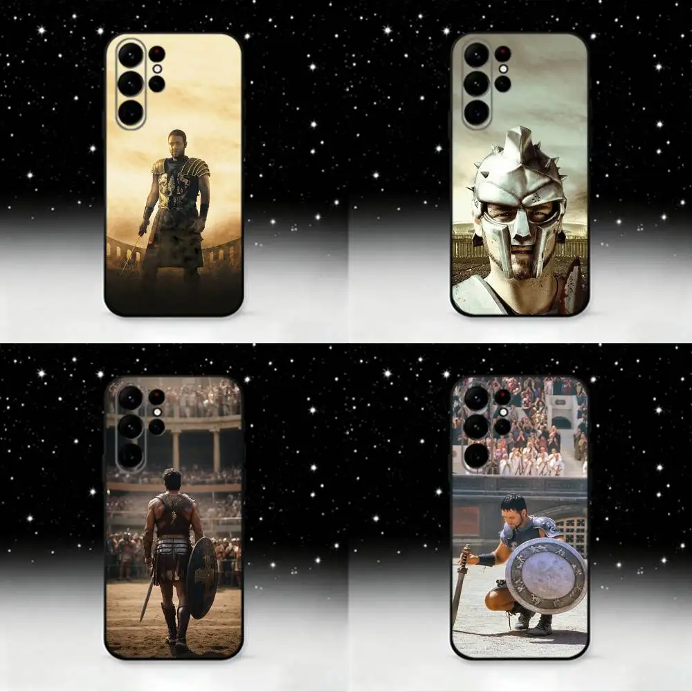 

Movie G-Gladiator 2 Phone Case For Samsung S25,S24 Ultra,S20,S30 plus,S22 plus,S23,S30 Ultra 5G Silicone Black Shell
