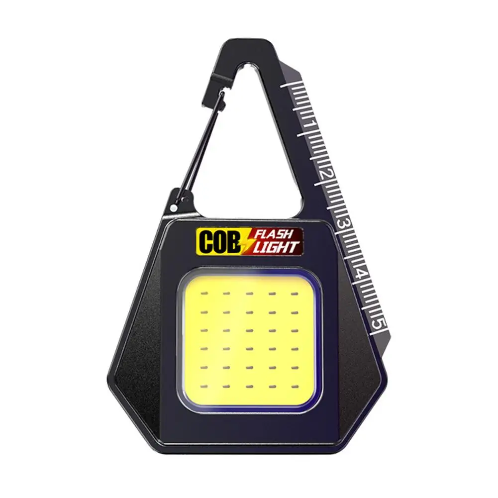 Multi-function Keychain Light, Rechargeable Mini Magnetic Work Sound Emergency Light Car Light, Camping P8t5