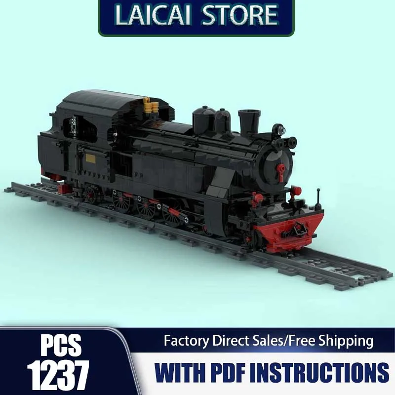 

Railway Train Model Moc Building Bricks D14 Locomotive Model Technology Blocks Gifts Urban Car Construstion Toys Set Assembly
