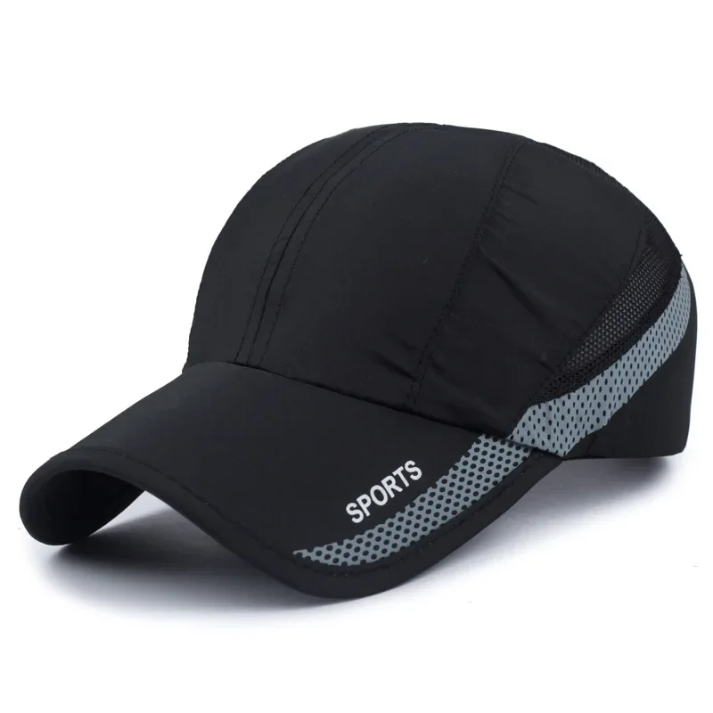 Men Women Outdoor Sport Baseball Mesh Hat Running Visor Quick-drying Cap Sun Protection Scrub Cap Hats For Women Sport Tools