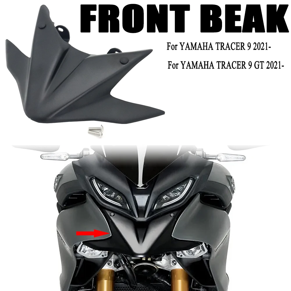 

New Accessories For YAMAHA TRACER 9 900 GT Tracer 9 Tracer9 GT Front Hugger Fender Beak Nose Cone Extension Cover 2021 2022 2023