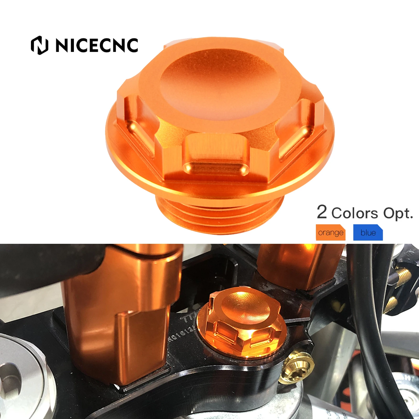 

NICECNC For KTM EXC 300 2004-2023 EXC 450 EXC 530 EXCF 350 SXF 250 SXF 450 SX XC XCW XCF EXC-R Steering Stem Nut Screw Bolt