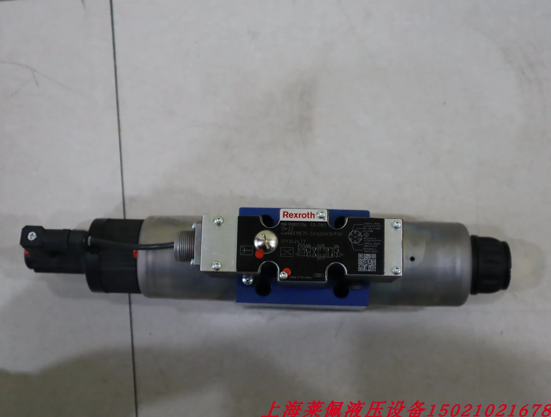 4WREE10E75-20/G24K31/F1V R900927356 Germany Rexroth REXROTH Proportional Valve