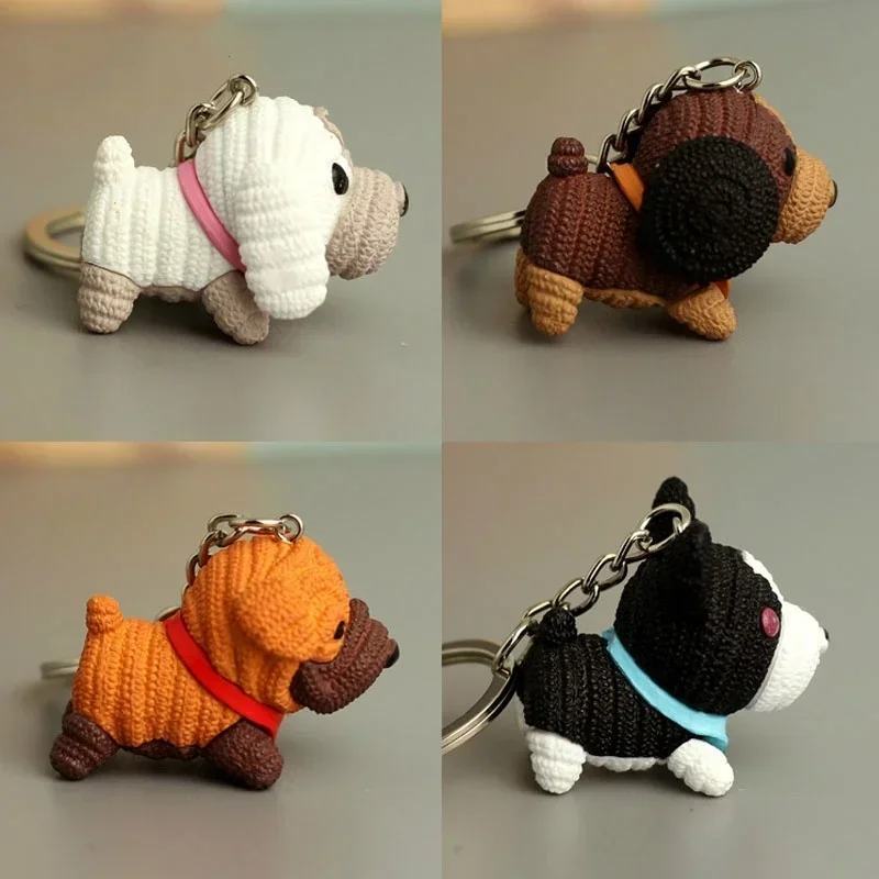 Cute Kids Mascot Keychain Wool Dog Doll Pendant Fashion Creative Cute Jewelry The Dog Small Accessories Creative Gifts Supply