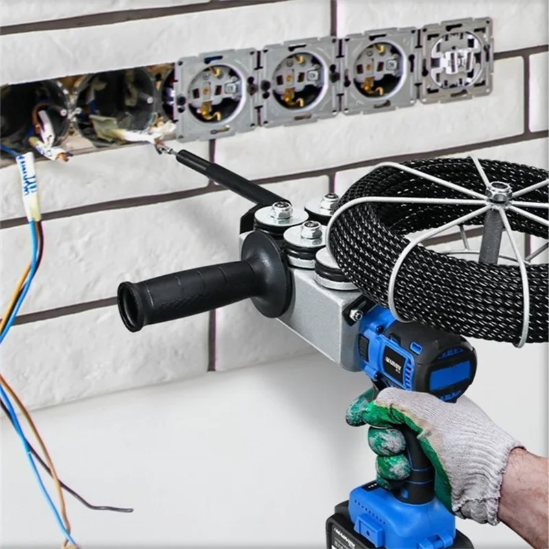 

150kgTensile Strength Lithium Battery Threading Machine Fully Automatic Electric Cable Pulling Threading Tools