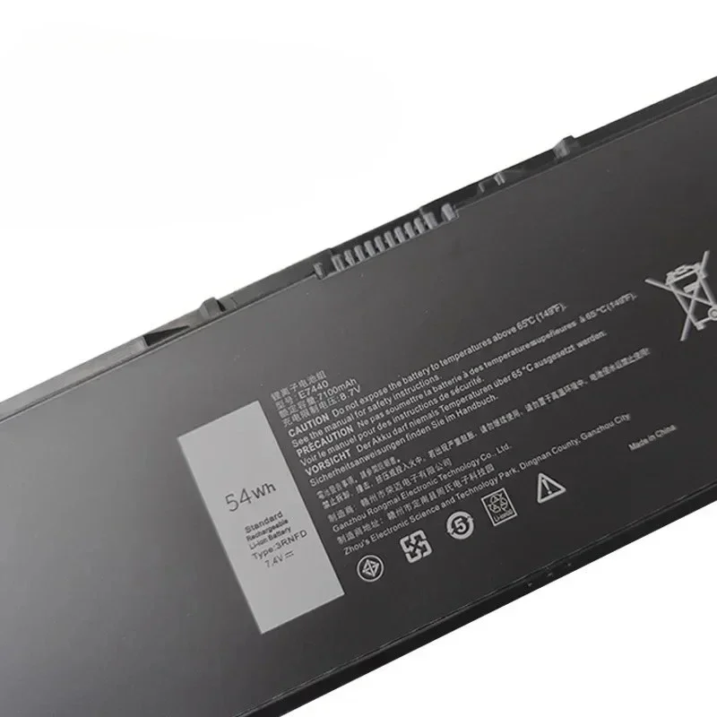 Nouveau 3RNFD 7.4V 7100mAh 54Wh batterie d'ordinateur portable pour Dell Latitude 14 E7450 E7420 série V8XN3 34GKR 451-BBOG BBFV