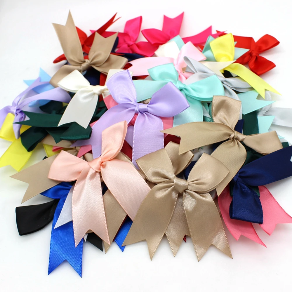 30 Stück/Set 85mm Schleifenbänder Rosa Weiße Blumen-Geschenkschleifen Hochzeitsdekoration DIY Geburtstags- und Backdekoration – Detail 5