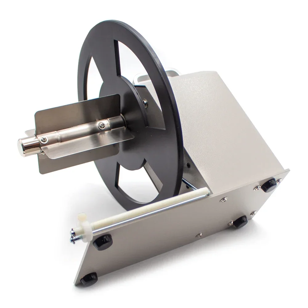 AC100-240V Riavvolgitore automatico per etichette Etichetta per codici a barre Riavvolgitrice elettrica Velocità regolabile Larghezza di direzione 120MM