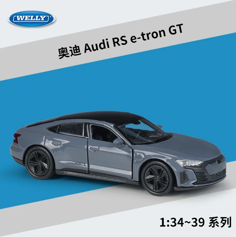 Alloy car model1:36 series Audi Q7 R8 V10 RS E-Tron GT Sport Quattro Sports Car Pull Back Toy For Kid Gifts Collection