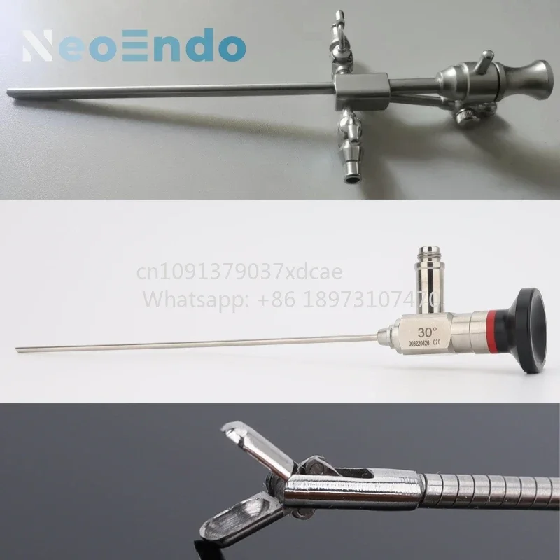 2026 NEW . Urology Rigid Endoscope 30° Φ2.7mmx175mm Set, Pedicatric Urological Operative Instruments Sheath With Working C