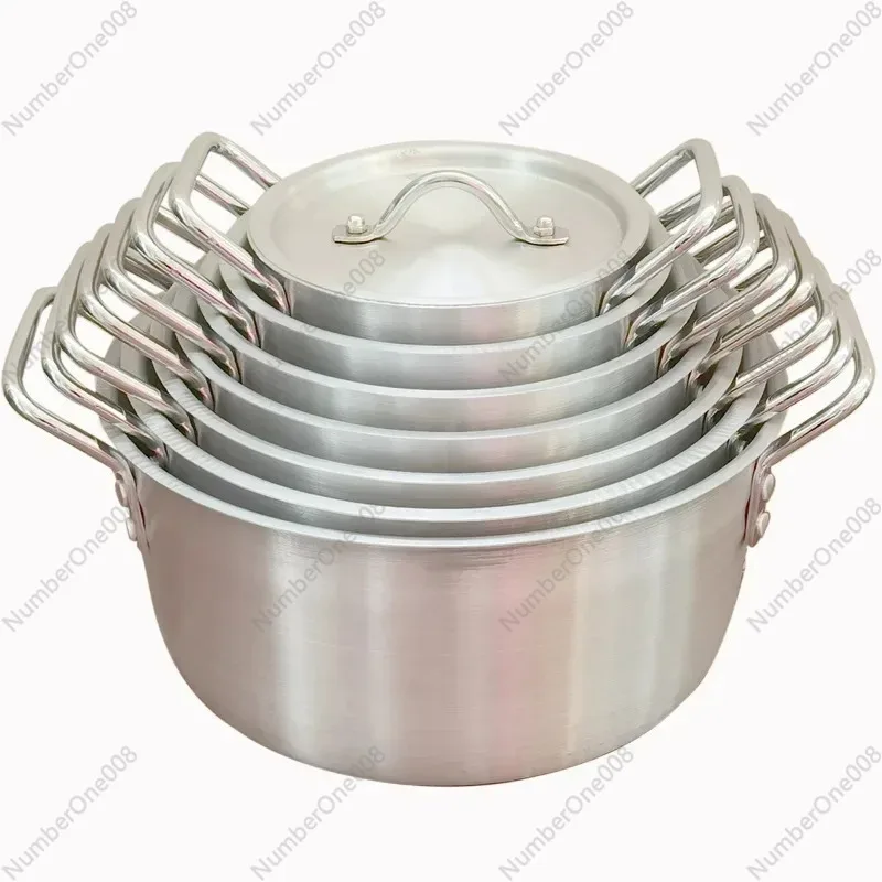 

Aluminum Soup Household An Aluminum 7 Pieces Set Hotel Cookware 14 Pieces Set Aluminum Suit