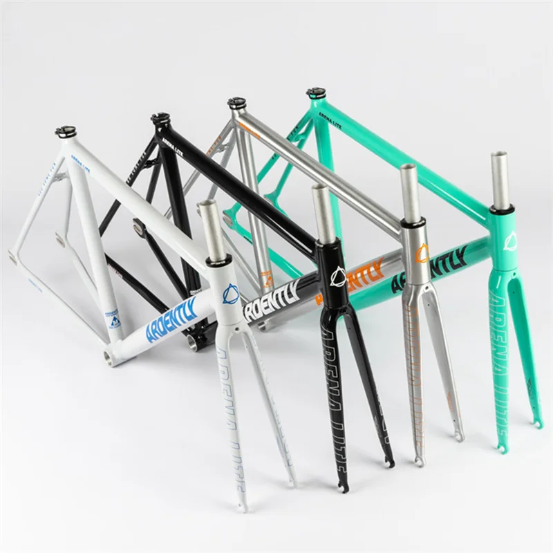 Fixed Gear Bicycle Frame, Aluminum Alloy Bike Frame, Front Fork Seat Tube Clamp 31.8mm ,Open Front 100mm Back 120mm