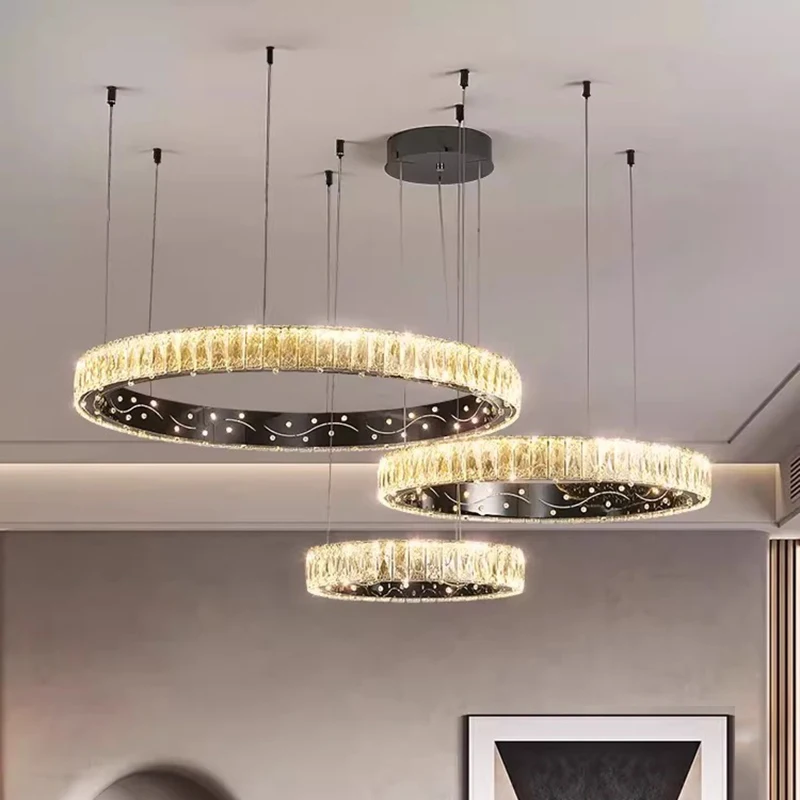 Nordic minimalist home decor lighting fixtures, including living room chandeliers, bedroom and dining room chandeliers, and indo
