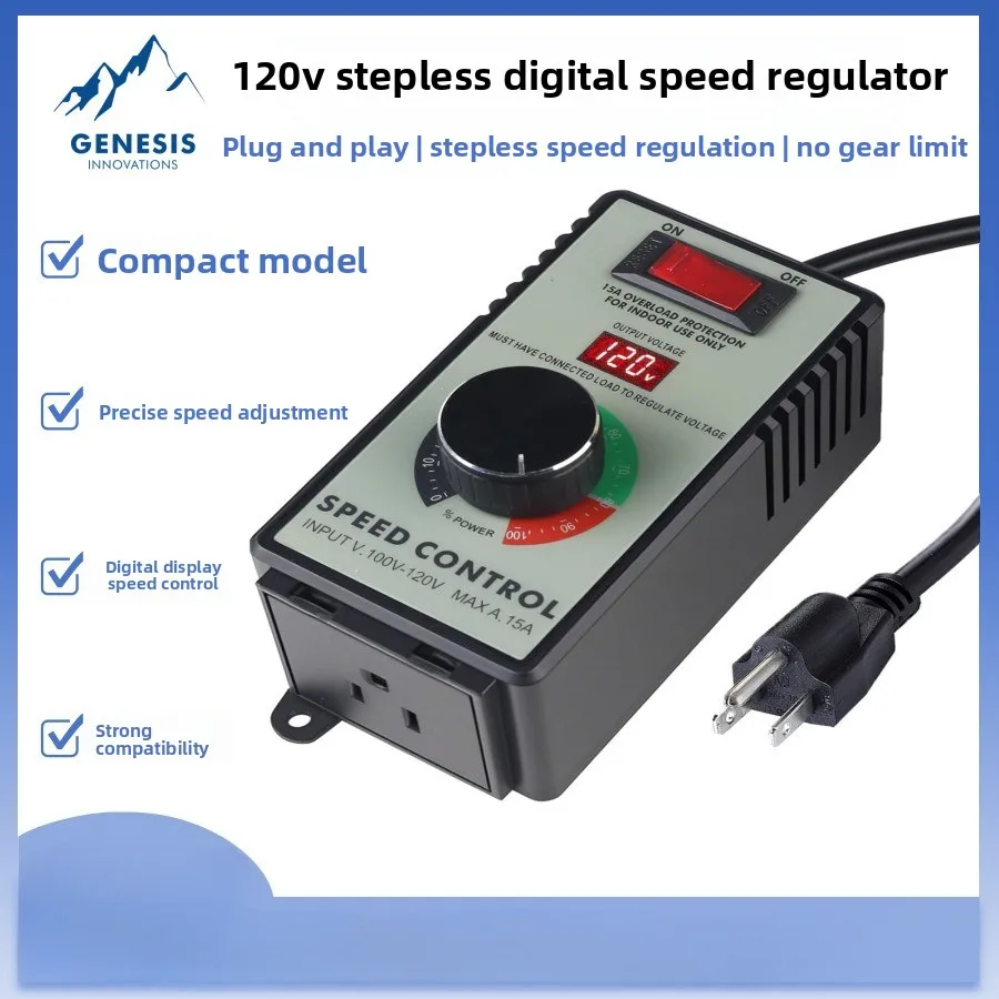 Electronic Stepless Governor, Overload Protection Motor Fan Speed Controller Hot Selling Speed Control