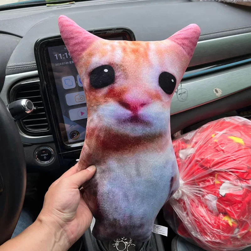 20/40CM Cute Simulated Cat Doll Plush Toy Stuffed Soft Animal Plush Kitten Pillow Kids Girls Birthday Gift Pet Toys Decor