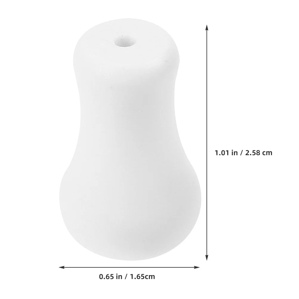 20 قطعة من البلاستيك الأبيض أعمى سحب المقابض استبدال ستائر النوافذ الحبل ينتهي حامل ل ظلال الأسطوانة ستائر الألومنيوم الرومانية الحبل