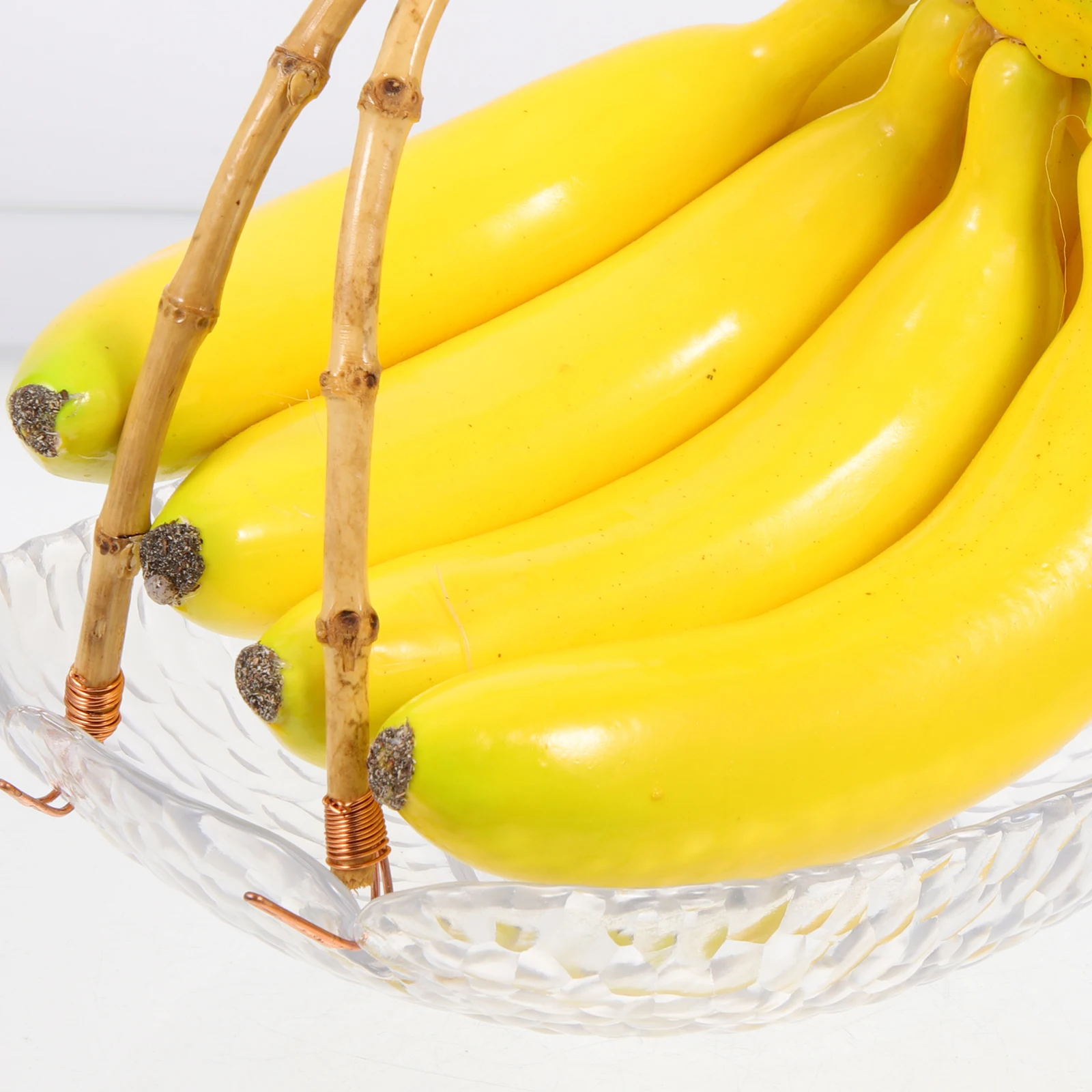 

1PCS Fruit Tray Glass Snacks Holder Pattern Living Room Kitchen Bedroom Storage Plate Decorative Dry Fruits