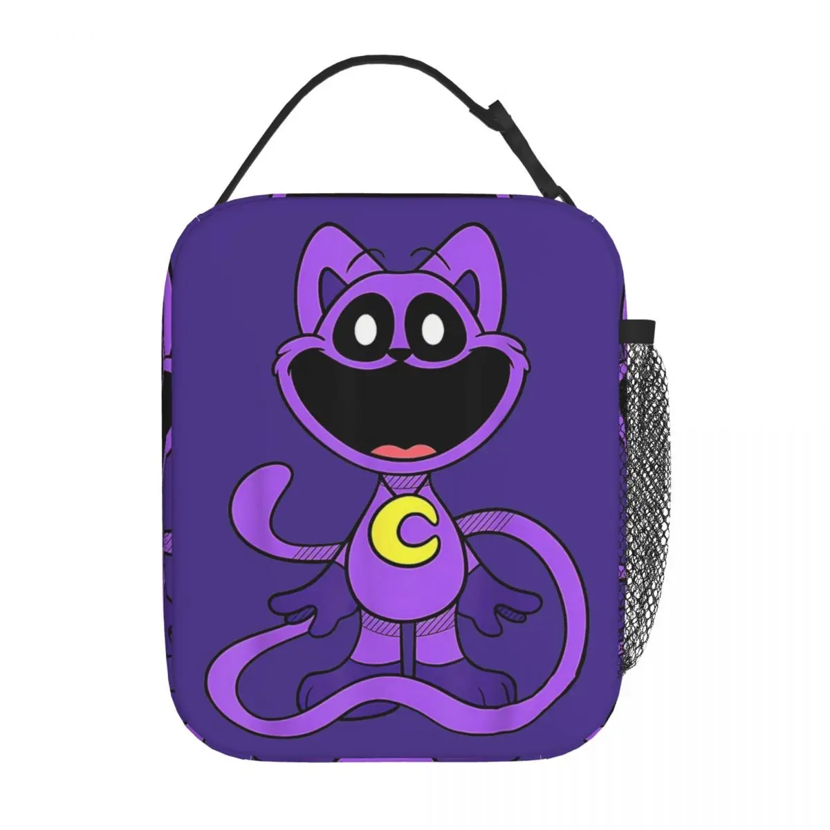 Funny Catnap Insulated Lunch Bags Leakproof Smiling Critters Lunch Container Cooler Bag Tote Lunch Box Beach Picnic Food Bag