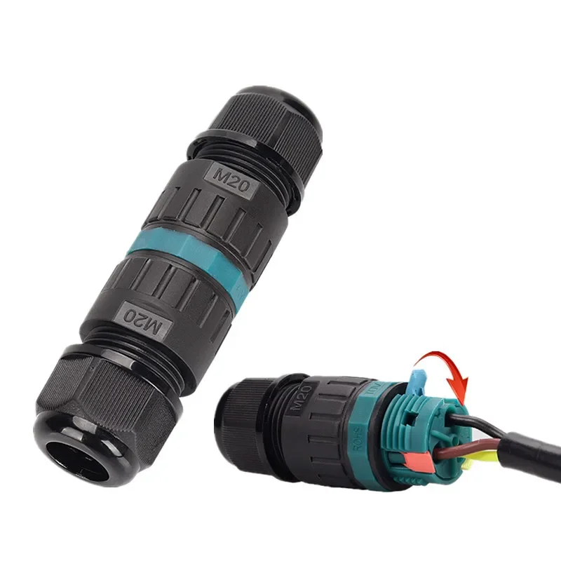 

3 4 5 Pin Quick Press Cable Conector, 5 - 14mm, 5 - 9mm, IP68 Waterproof, Outdoor, 450V 24A Cabl Connectors