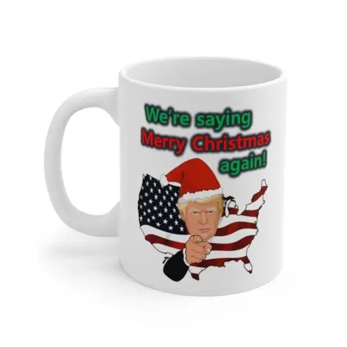 Trump Merry Christmas Ceramic Mug 11oz