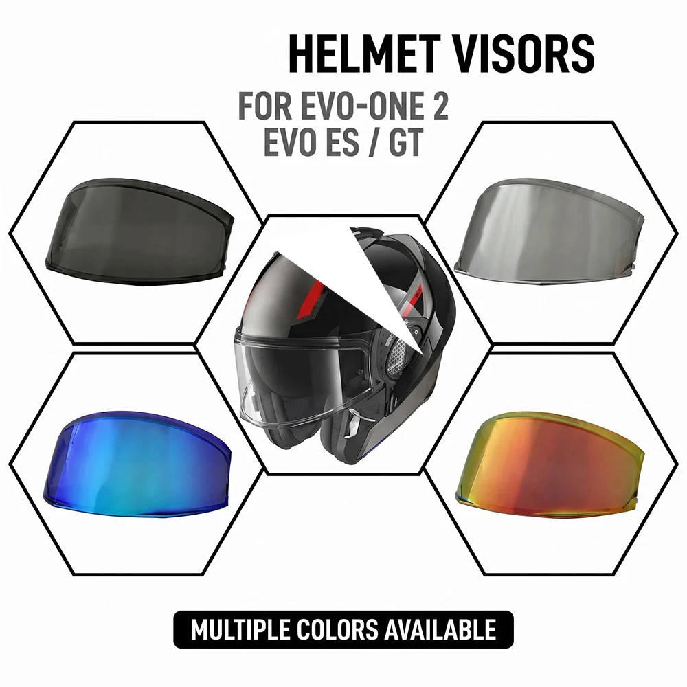 Visor For Shark EVO-ONE 2 EVO-ES EVO-GT  EVO ONE ES GT Helmet Replacement Anti-UV Lens