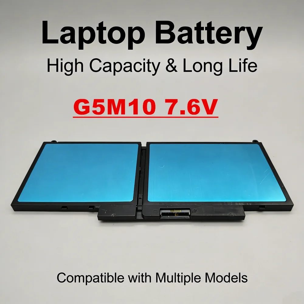 G5M10 Battery  for Dell Latitude 3150 3160 E5250 E5450 E5550  53Wh 7.6V
