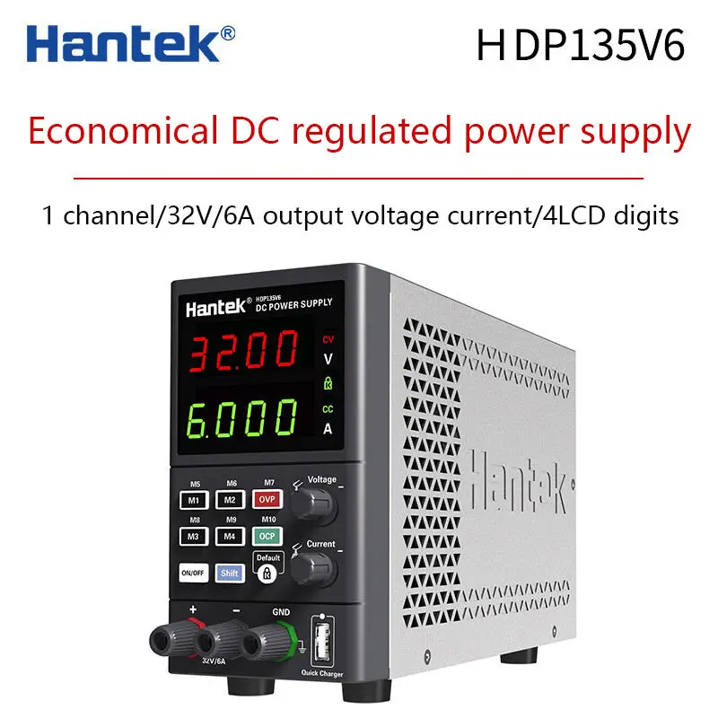 Hantek 1CH Output voltage0-35V output rating210W 220V/110V HDP135V6 DC regulated switching power supply