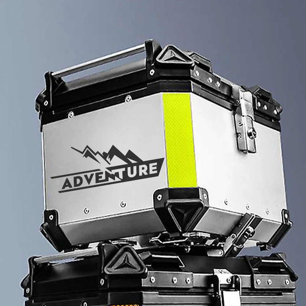 دراجة نارية ملصق صندوق علوي مغامرة الرسومات شارات الفينيل مقاوم للماء اكسسوارات الديكور لهوندا أفريقيا التوأم BMW GS 1200 1250