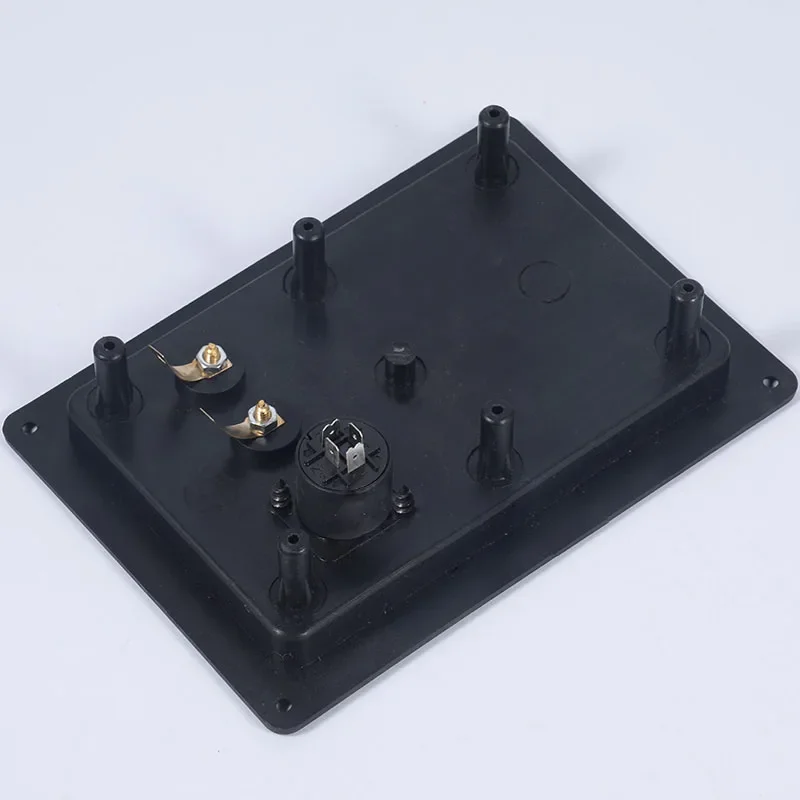 2pcs/lot  Professional stage speaker junction box Terminal board Connector with red and black binding posts Opening 144*95mm