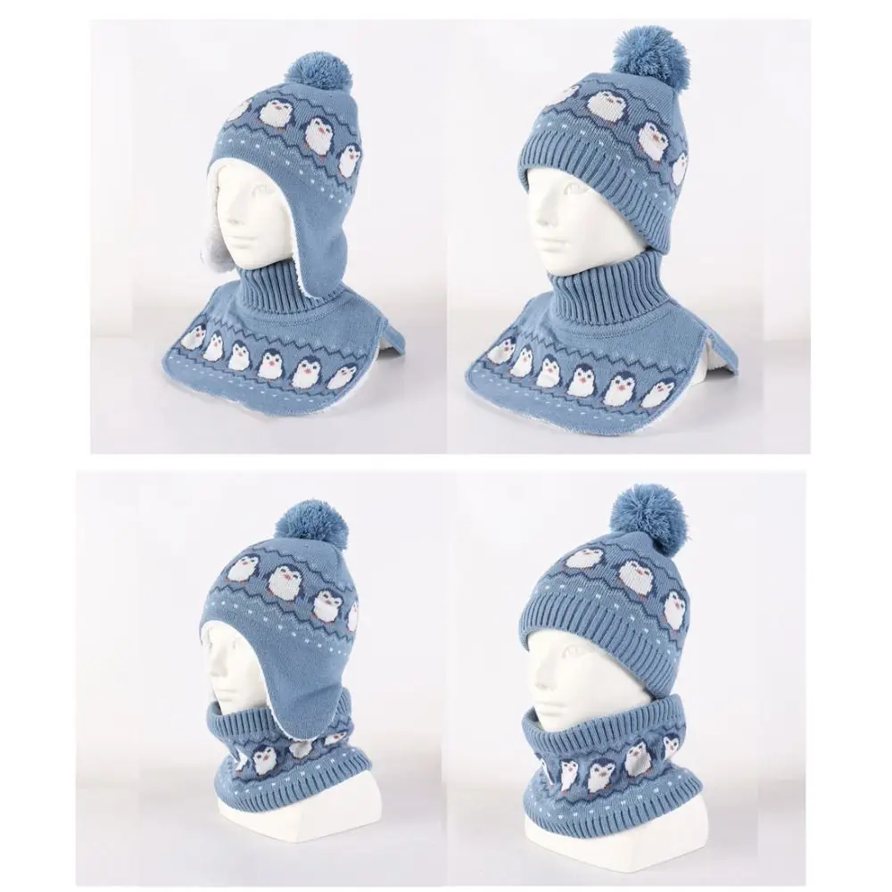 

Новый детский комплект: шапка, варежки и вязаный воротник-снуд. Утепленная, противоскользящая, ветрозащитная, с защитой ушей.