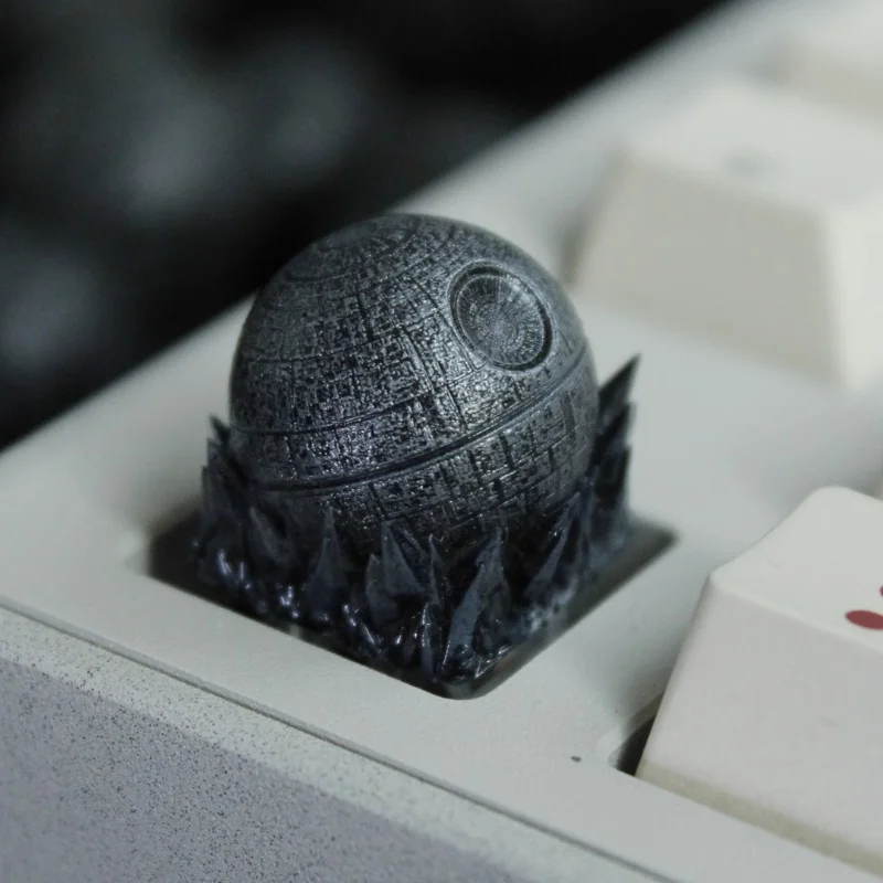 デススターパーソナライズキーキャップ樹脂 3D 職人手作りキーキャップチェリープロファイルカスタマイズされたキーボードアクセサリー Esc キーギフト