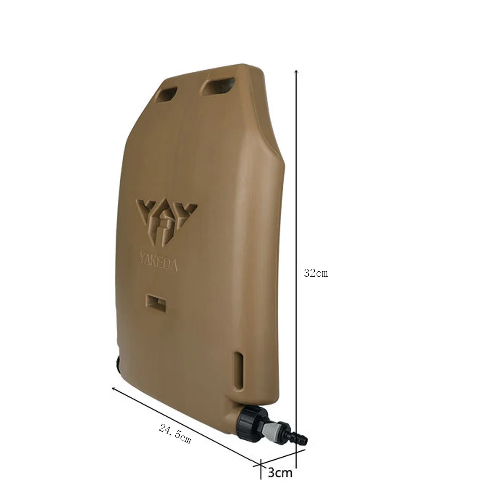 1.75L Plate Cut Hydrogen Storage Hydration Case Water Panel For Molle Combat Assault Plate Carrier JPC CPC AVS Tactical Vest