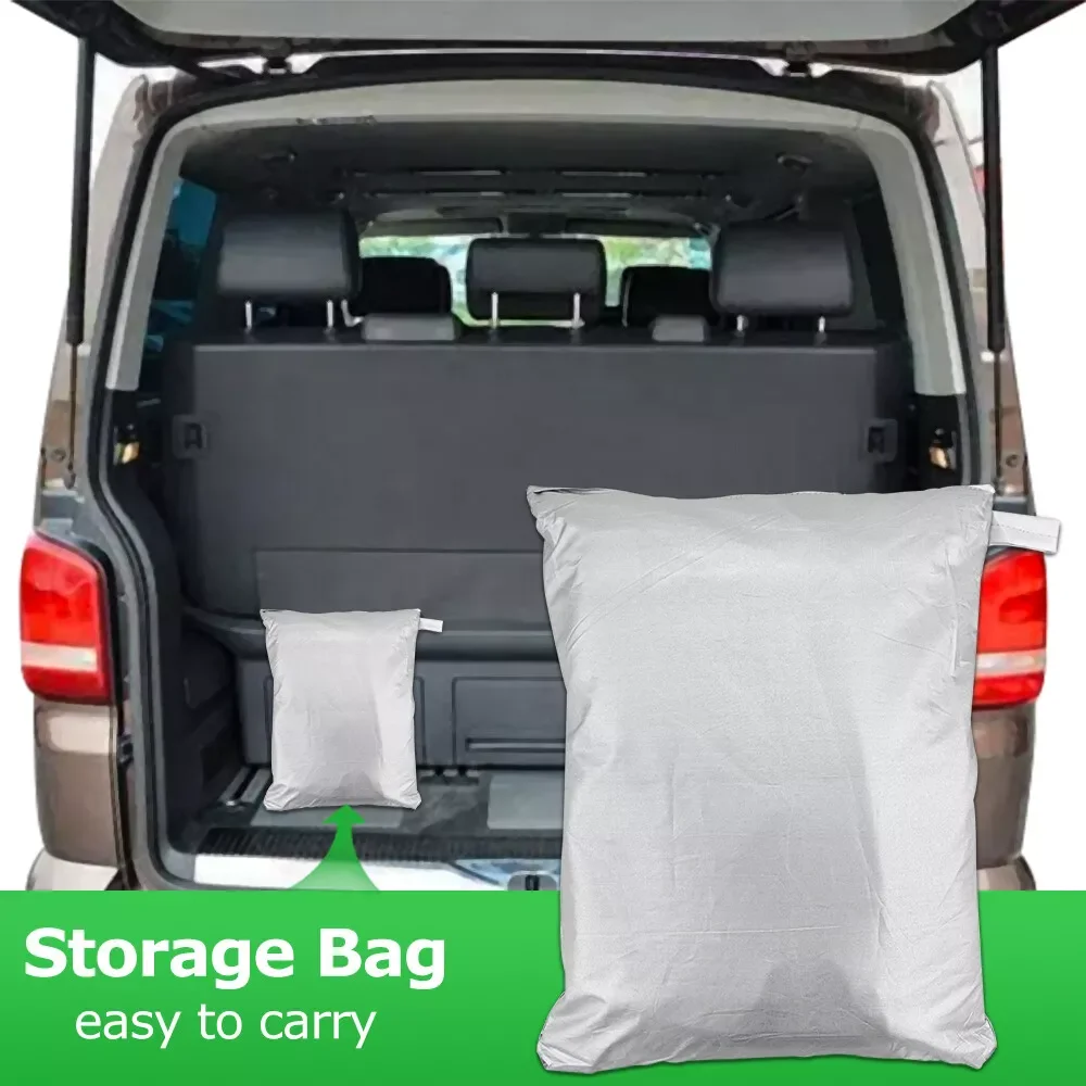 ل VW الناقل T3 T4 T5 T6 غطاء سيارة UV واقية غطاء السيارة الخارجي الثلوج حماية يغطي غطاء سيارة مقاوم للماء الغبار #6