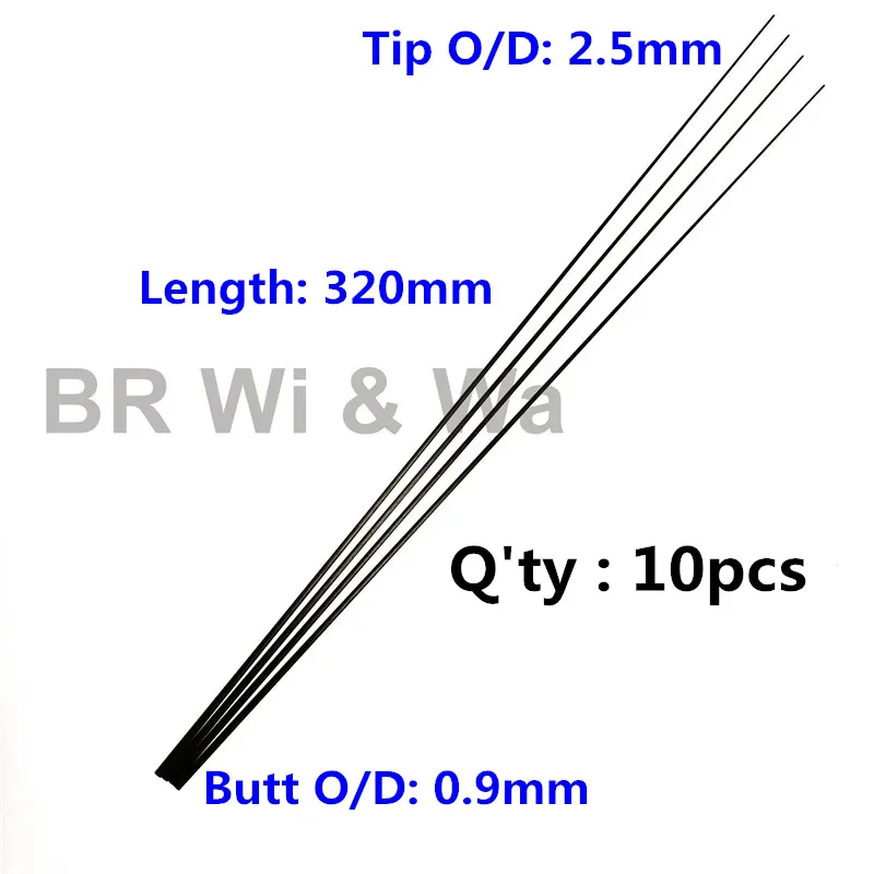 32cm-ponta-de-vara-de-pesca-de-carbono-solido-em-branco-componentes-de-construcao-de-vara-de-pesca-reparacao-acessorios-diy-sem-pintura-10-pcs-br-wi-wa