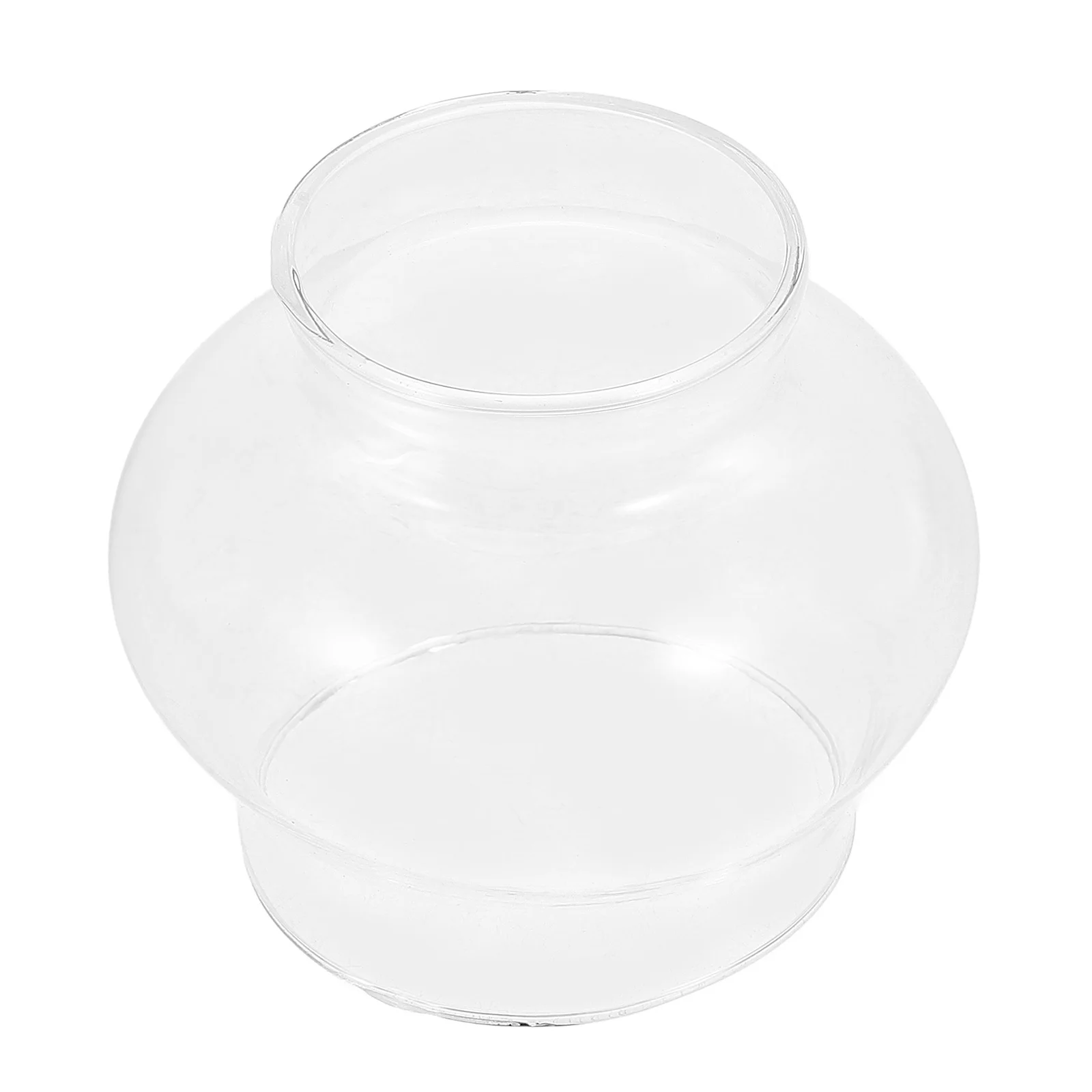 

Small Glass Oil Lamp Cover Replacement Windproof Flame Protection for Lamps Portable Lightweight Design