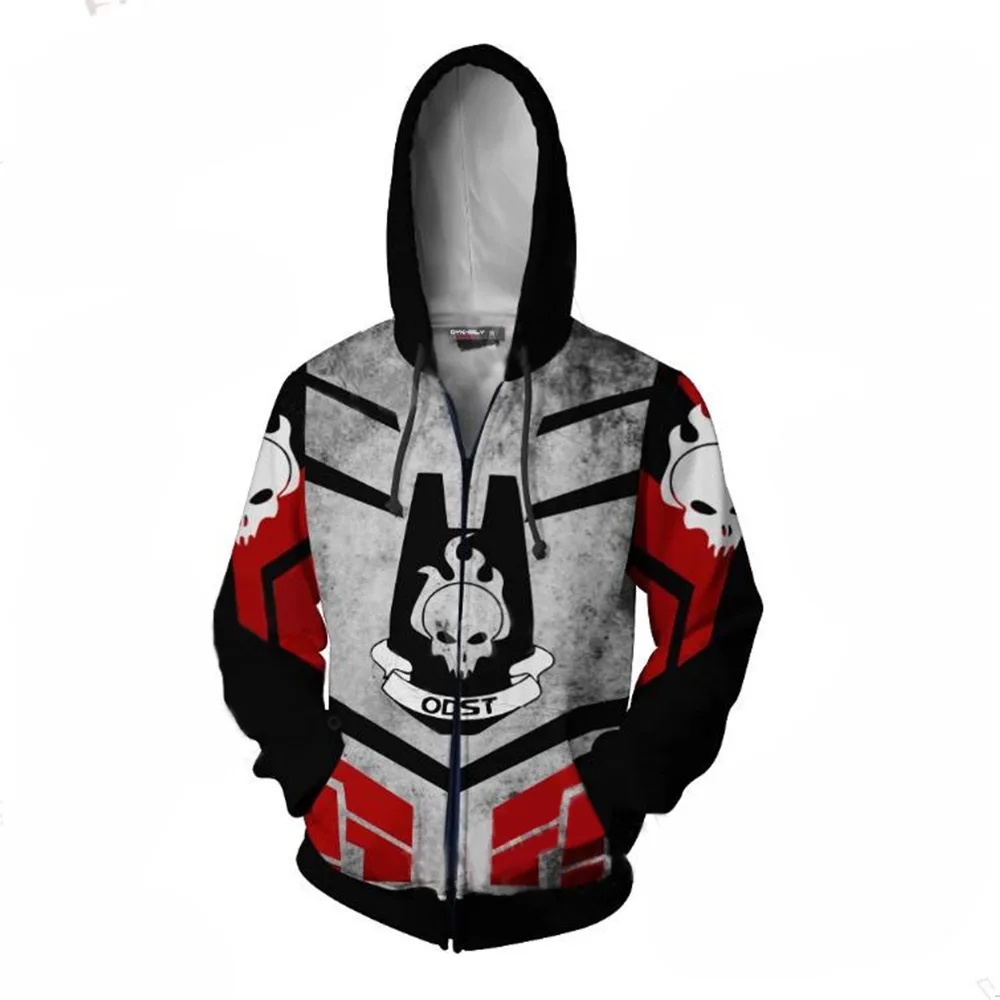 2024 Villain Hero Bucky Barnes 3D Printed Hoodie Cardigan Hoodie Cosplay Anime Merchandise Halloween Clothes