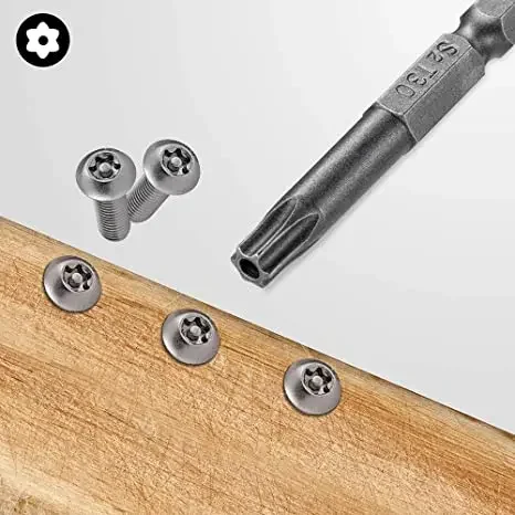 Imagem -05 - Cabeça Torx de Segurança Bit 11 Peças Polegada Haste Sextavada t6 t7 t8 t9 T10 T15 T20 T25 T27 T30 T40 Polegada Comprimento Chave de Fenda Broca Conjunto