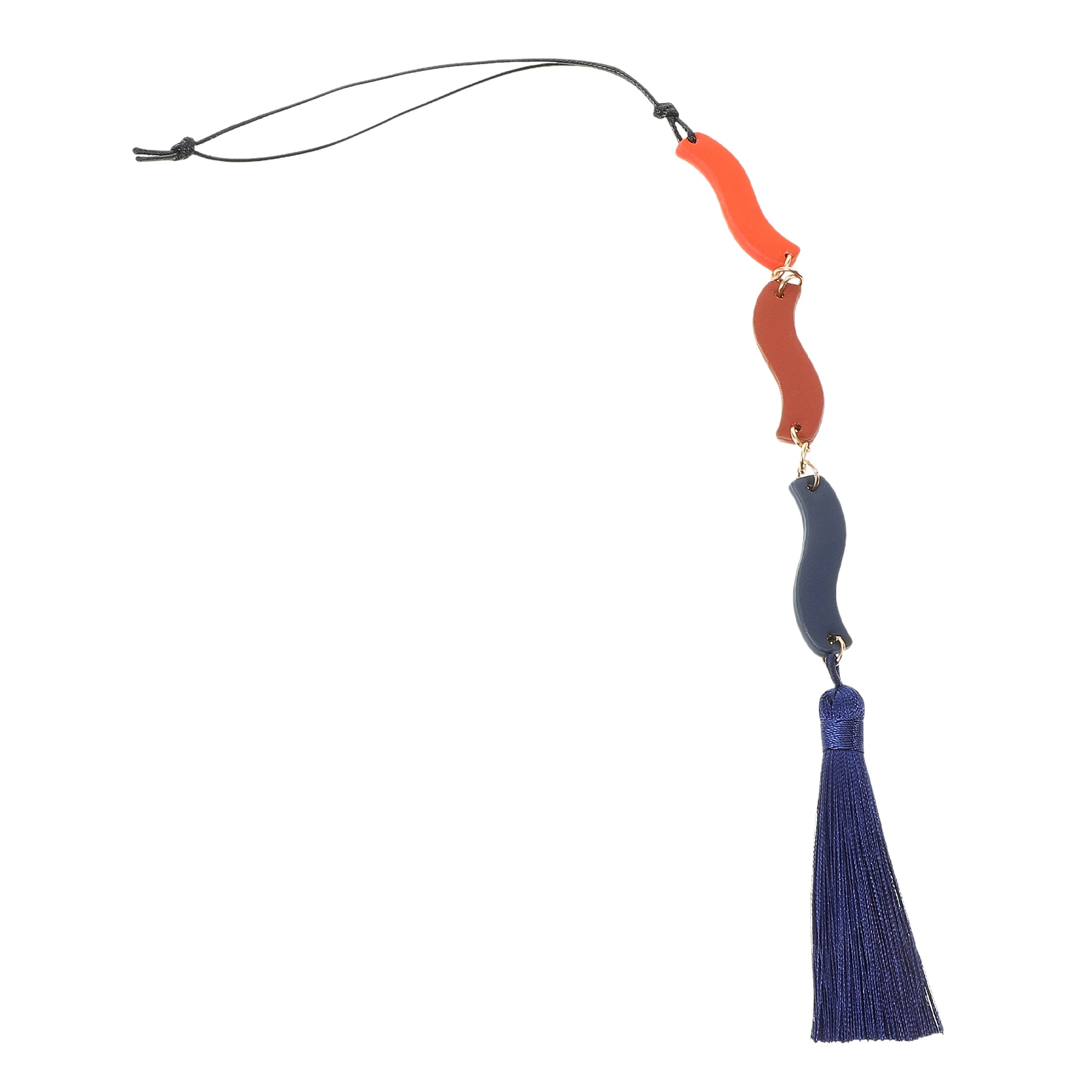 

Rear View Mirror Pendant Car Accessories Decorations Interior Tassel Women Hanging Bright Color Wax Rope Versatile Easy