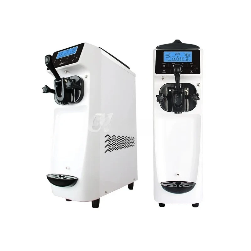 

Ice Cream Machines with Compressor 1 Flavors Serve Automatic Fridge Slush Machine for Commercial Use Drink Shops
