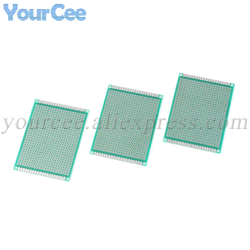 5PCS/Lot 6*8CM Single Sided Copper Prototype PCB DIY Universal Printed Circuit Board 6x8cm Breadboard Plate 60*80mm