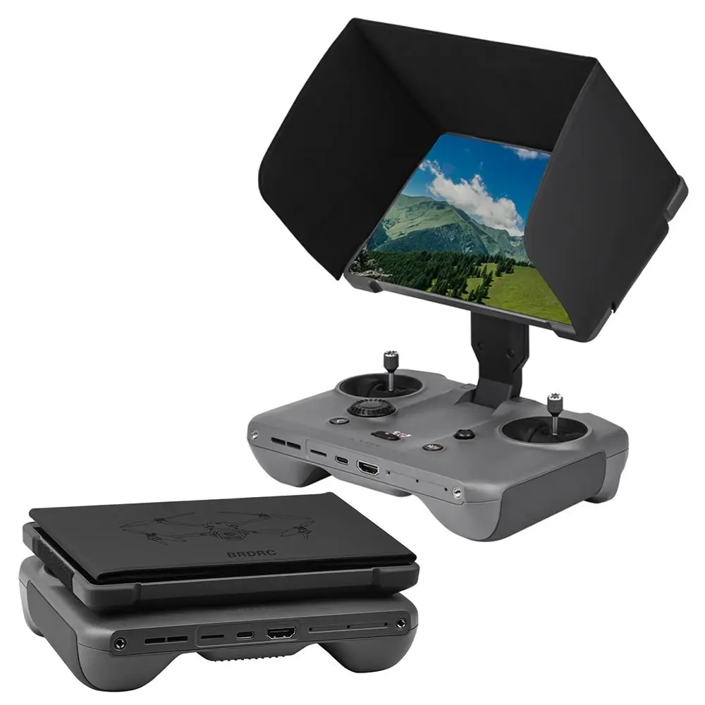 Foldable Sun Hood Lightweight Anti-Glare Screen Sunshield Quick Release Screen Hood for DJI RC Pro 2 Drone Remote Accessories