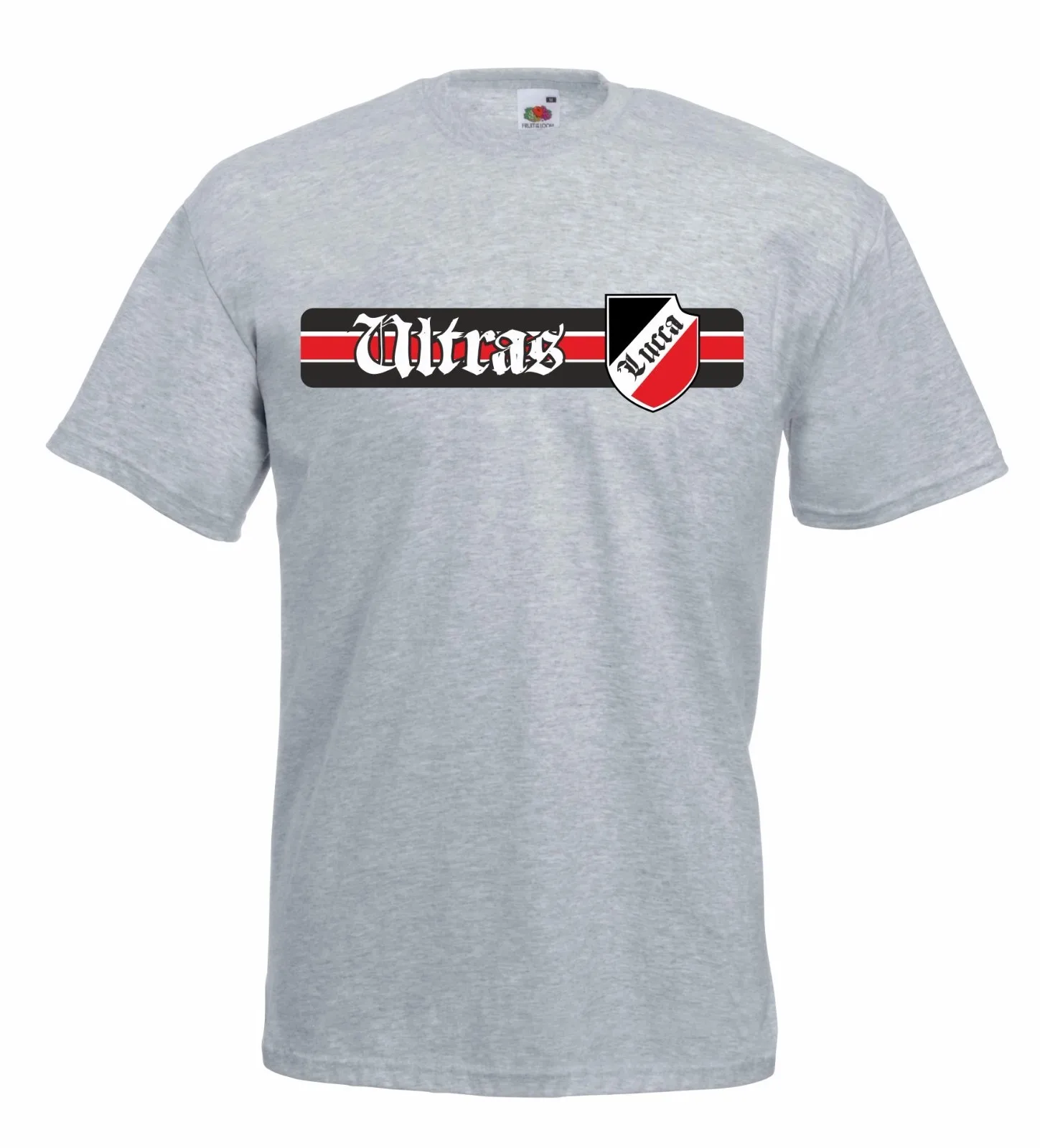 Camiseta J1590 Ultras Lucchese Lucca Rojo Negro Hooligans