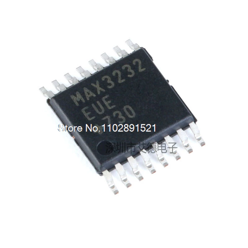 (10 Stks/partij) Max3232eue + T TSSOP-16 Rs232 Max3232